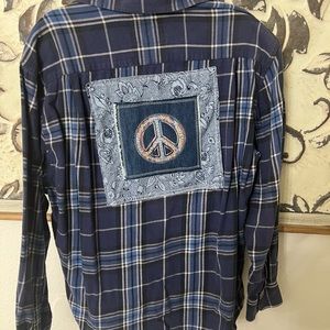 Women’s flannel button down